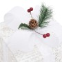 Christmas decorative gift box 3 pieces white exterior/interior by vidaXL, Christmas lights - Ref: Foro24-329766, Price: 35,97...