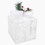 Caja regalo decorativa Navidad 3 pzas blanca exterior/interior de vidaXL, Luces de Navidad - Ref: Foro24-329766, Precio: 35,9...