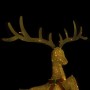 Golden Christmas decorative reindeer 120 warm white LEDs by vidaXL, Christmas lights - Ref: Foro24-329768, Price: 83,01 €, Di...