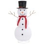 Muñeco de nieve de Navidad con luces LED tela lujosa 120 cm de vidaXL, Luces de Navidad - Ref: Foro24-329761, Precio: 80,04 €...