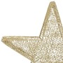 Estrellas decoración navideña 3 piezas LED malla doradas de vidaXL, Luces de Navidad - Ref: Foro24-329775, Precio: 54,99 €, D...