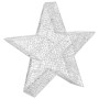 Christmas decoration stars 3 pieces LED silver mesh by vidaXL, Christmas lights - Ref: Foro24-329776, Price: 54,72 €, Discoun...