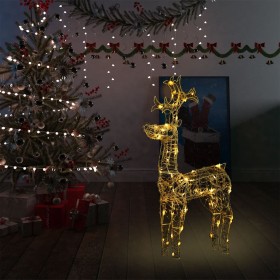 Christmas reindeer 90 LEDs acrylic 60x16x100 cm by vidaXL, Christmas lights - Ref: Foro24-329777, Price: 103,03 €, Discount: %