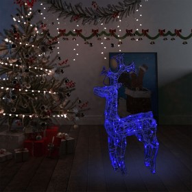 Christmas reindeer 90 LEDs acrylic 60x16x100 cm by vidaXL, Christmas lights - Ref: Foro24-329779, Price: 61,21 €, Discount: %