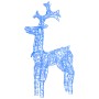 Christmas reindeer 90 LEDs acrylic 60x16x100 cm by vidaXL, Christmas lights - Ref: Foro24-329779, Price: 61,99 €, Discount: %