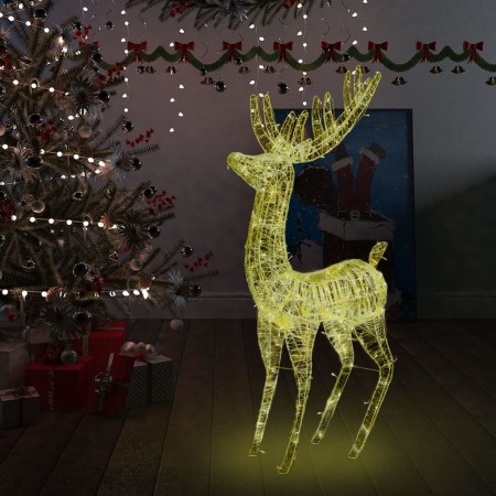 XXL Acryl Weihnachtsrentier 250 warmweiße LEDs 180 cm von vidaXL, Weihnachtsbeleuchtung - Ref: Foro24-329785, Preis: 341,55 €...