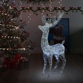 Reno navideño acrílico XXL 250 LEDs blanco frío 180 cm de vidaXL, Luces de Navidad - Ref: Foro24-329786, Precio: 208,99 €, De...