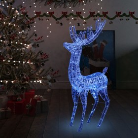 Acrylic XXL Christmas reindeer 250 blue LEDs 180 cm by vidaXL, Christmas lights - Ref: Foro24-329787, Price: 199,77 €, Discou...