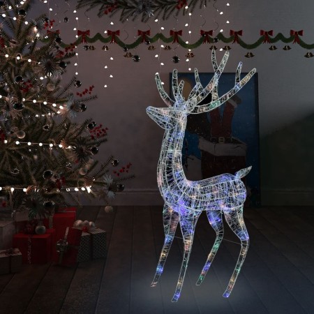 XXL Acryl Weihnachtsrentier 250 farbige LEDs 180 cm von vidaXL, Weihnachtsbeleuchtung - Ref: Foro24-329788, Preis: 172,18 €, ...