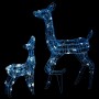 Christmas Reindeer Family Cool White Acrylic 160 LEDs by vidaXL, Christmas lights - Ref: Foro24-329790, Price: 71,44 €, Disco...