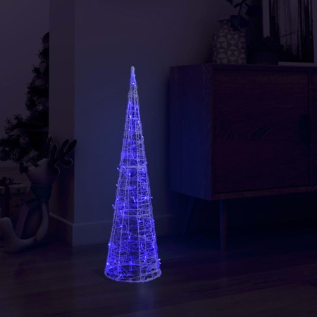 Blaue dekorative Pyramide aus Acryl, LED-Lichtkegel, 90 cm von vidaXL, Weihnachtsbeleuchtung - Ref: Foro24-329803, Preis: 44,...