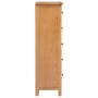 Solid oak wood chest of drawers 45x32x110 cm by vidaXL, Drawers - Ref: Foro24-329924, Price: 324,17 €, Discount: %