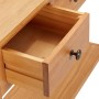 Mesa consola de madera maciza de roble 110x35x75 cm de vidaXL, Mesas auxiliares - Ref: Foro24-329925, Precio: 258,07 €, Descu...