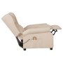 Cream fabric massage chair by vidaXL, Electric massage chairs - Ref: Foro24-329658, Price: 263,36 €, Discount: %