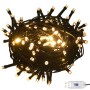 Set de bolas de Navidad 120 pzas con pico 300 LED dorado bronce de vidaXL, Luces de Navidad - Ref: Foro24-330096, Precio: 51,...