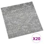 Tarimas de suelo autoadhesiva 20 uds PVC gris cemento 1,86 m² de vidaXL, Suelos y moquetas - Ref: Foro24-330122, Precio: 30,9...