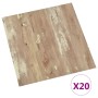 Self-adhesive floor boards 20 units PVC 1.86 m² brown by vidaXL, Floors and carpets - Ref: Foro24-330128, Price: 34,84 €, Dis...