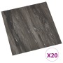 Tarimas de suelo autoadhesivas 20 uds PVC 1,86 m² gris oscuro de vidaXL, Suelos y moquetas - Ref: Foro24-330138, Precio: 28,5...