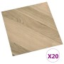 Tarimas autoadhesivas 20 uds PVC 1,86 m² marrón rayado de vidaXL, Suelos y moquetas - Ref: Foro24-330140, Precio: 34,84 €, De...