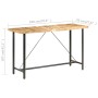 Solid mango wood bar table, rough texture, 180x70x107 cm by vidaXL, Kitchen and dining tables - Ref: Foro24-286613, Price: 38...