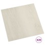 Selbstklebende Paletten 20 Einheiten PVC 1,86 m² beige von vidaXL, Böden und Teppiche - Ref: Foro24-330153, Preis: 36,99 €, R...