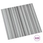 Tarimas autoadhesivas 20 piezas PVC 1,86 m² gris claro de vidaXL, Suelos y moquetas - Ref: Foro24-330149, Precio: 30,70 €, De...