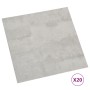 Self-adhesive pallets 20 pieces PVC 1.86 m² light gray by vidaXL, Floors and carpets - Ref: Foro24-330154, Price: 35,10 €, Di...