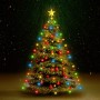 Red de luces de árbol de Navidad 150 LEDs de colores 150 cm de vidaXL, Mangueras y guirnaldas de luces - Ref: Foro24-328868, ...