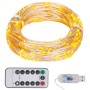 Tira de luces con 300 LED PVC blanco cálido 30 m de vidaXL, Luces de Navidad - Ref: Foro24-330049, Precio: 19,06 €, Descuento: %