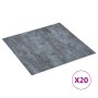 Tarimas de suelo autoadhesivas 20 uds PVC mármol gris 1,86 m² de vidaXL, Suelos y moquetas - Ref: Foro24-330160, Precio: 35,1...