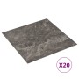 Self-adhesive pallets 20 units PVC 1.86 m² black marble by vidaXL, Floors and carpets - Ref: Foro24-330172, Price: 30,70 €, D...