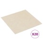 Self-adhesive pallets 20 units PVC 1.86 m² beige by vidaXL, Floors and carpets - Ref: Foro24-330173, Price: 35,10 €, Discount: %