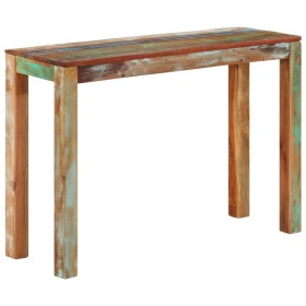 Mesa consola de madera maciza reciclada 110x35x76 cm de vidaXL, Mesas auxiliares - Ref: Foro24-337271, Precio: 123,99 €, Desc...