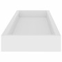 Estantes de pared Loggia 4 uds blanco MDF 60x15x4 cm de vidaXL, Estantes y estanterías - Ref: Foro24-330214, Precio: 41,94 €,...