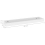 Estantes de pared Loggia 4 uds blanco MDF 60x15x4 cm de vidaXL, Estantes y estanterías - Ref: Foro24-330214, Precio: 41,94 €,...