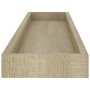 Estantes de pared Loggia 4 uds color roble MDF 80x15x4 cm de vidaXL, Estantes y estanterías - Ref: Foro24-330234, Precio: 42,...