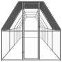 Galvanized steel outdoor chicken coop cage 2x10x2 m by vidaXL, Cages and habitats for small animals - Ref: Foro24-3089322, Pr...