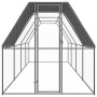 Galvanized steel outdoor chicken coop cage 2x8x2 m by vidaXL, Cages and habitats for small animals - Ref: Foro24-3089321, Pri...