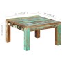 Mesa de centro de madera maciza reciclada 60x60x35 cm de vidaXL, Mesas de centro - Ref: Foro24-337273, Precio: 91,99 €, Descu...