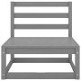 8-piece gray solid pine wood garden furniture by vidaXL, Garden sets - Ref: Foro24-3075701, Price: 398,37 €, Discount: %