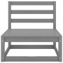 Garden furniture 8 pieces gray solid pine wood by vidaXL, Garden sets - Ref: Foro24-3075711, Price: 398,37 €, Discount: %