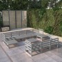 Muebles de jardín 11 piezas madera de pino maciza de vidaXL, Conjuntos de jardín - Ref: Foro24-3076116, Precio: 566,66 €, Des...