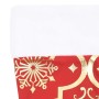 Luxury Christmas Tree Skirt with Red Fabric Sock 90cm by vidaXL, Christmas tree footmuff - Ref: Foro24-330275, Price: 19,31 €...