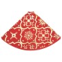 Luxury Christmas Tree Skirt with Red Fabric Sock 90cm by vidaXL, Christmas tree footmuff - Ref: Foro24-330275, Price: 19,31 €...