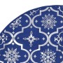 Luxury Christmas Tree Skirt with Stocking Blue Fabric 90cm by vidaXL, Christmas tree footmuff - Ref: Foro24-330278, Price: 16...