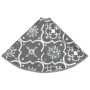 Luxury Christmas Tree Skirt with Sock Gray Fabric 150cm by vidaXL, Christmas tree footmuff - Ref: Foro24-330283, Price: 25,31...