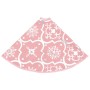 Luxury Christmas Tree Skirt with Stocking Pink Fabric 90cm by vidaXL, Christmas tree footmuff - Ref: Foro24-330284, Price: 14...