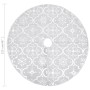 Luxury Christmas Tree Skirt and Stocking White Fabric 122cm by vidaXL, Christmas tree footmuff - Ref: Foro24-330288, Price: 2...