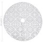 Luxury Christmas Tree Skirt and Stocking White Fabric 150cm by vidaXL, Christmas tree footmuff - Ref: Foro24-330289, Price: 2...