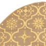 Luxury Christmas tree skirt and yellow fabric stocking 122cm by vidaXL, Christmas tree footmuff - Ref: Foro24-330291, Price: ...